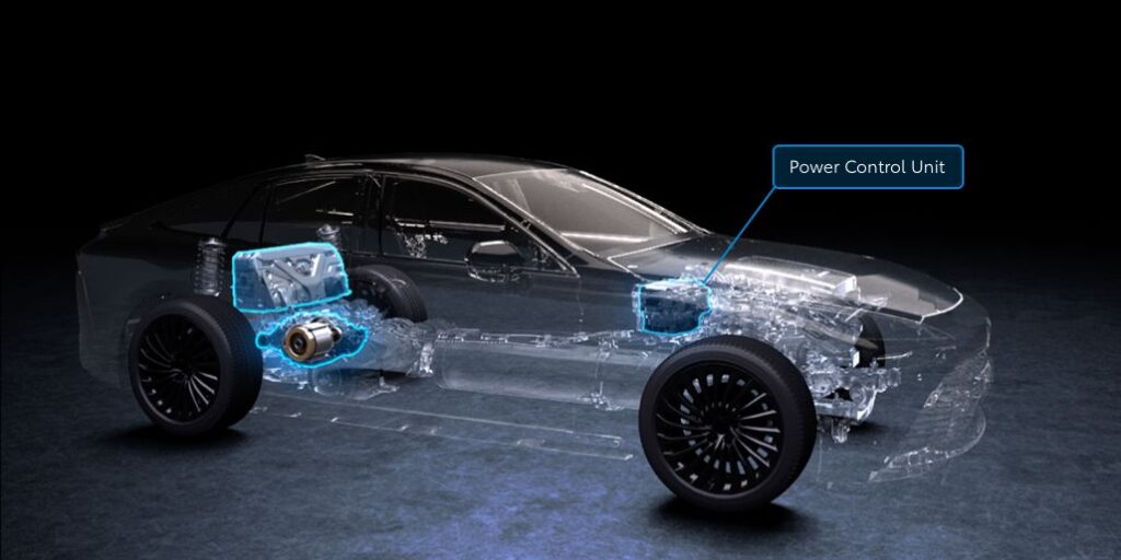 Toyota hydrogen fuel cell electric how fcevs work power control unit en l