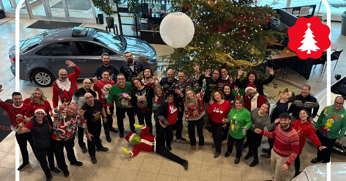 Chez Boulevard Toyota et Lexus, l&rsquo;esprit d&rsquo;équipe c&rsquo;est aussi à Noël